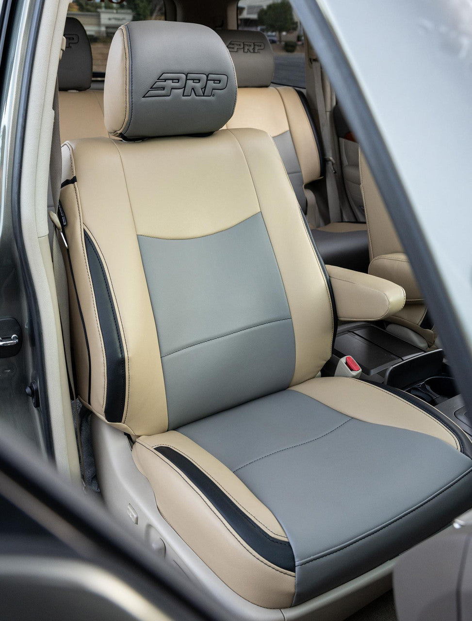 Front Seat Covers for 2003-2009 Lexus GX470 (Pair) Front View