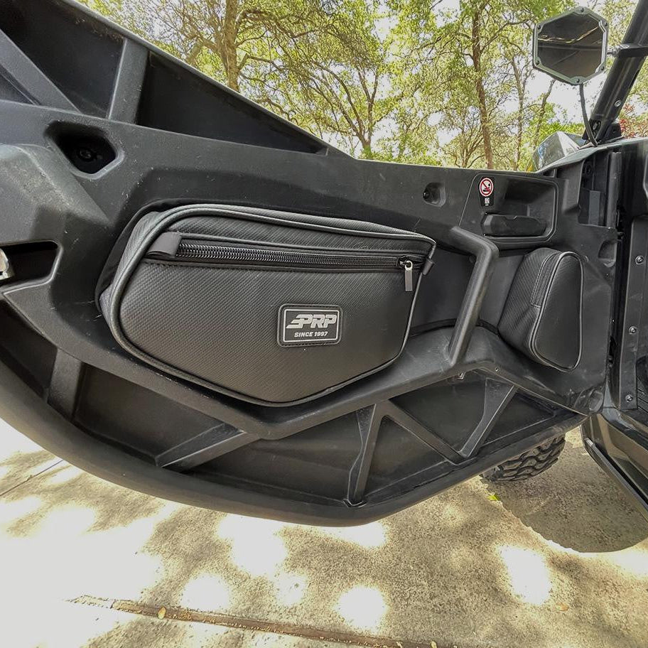 PRP Door Bag with Knee Pad for 2021+ Can-Am Commander (Pair) Front View