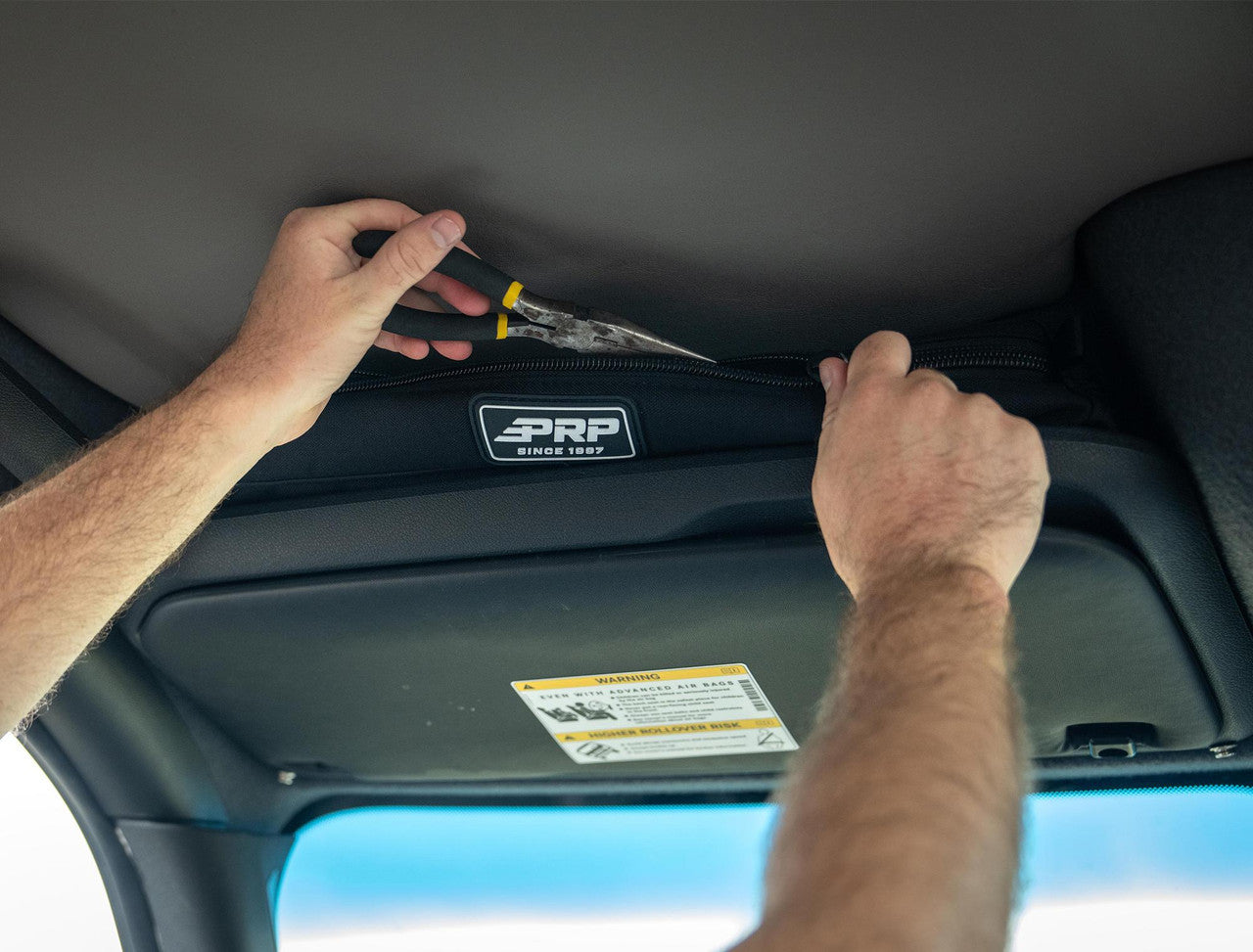 PRP Overhead Shelf Bags for 2019+ Mercedes Sprinter Van (Pair)