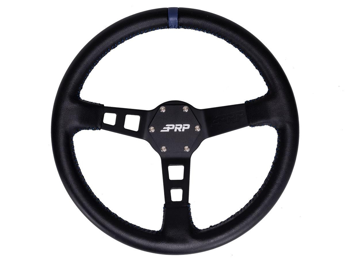 PRP Deep Dish Leather Steering Wheel