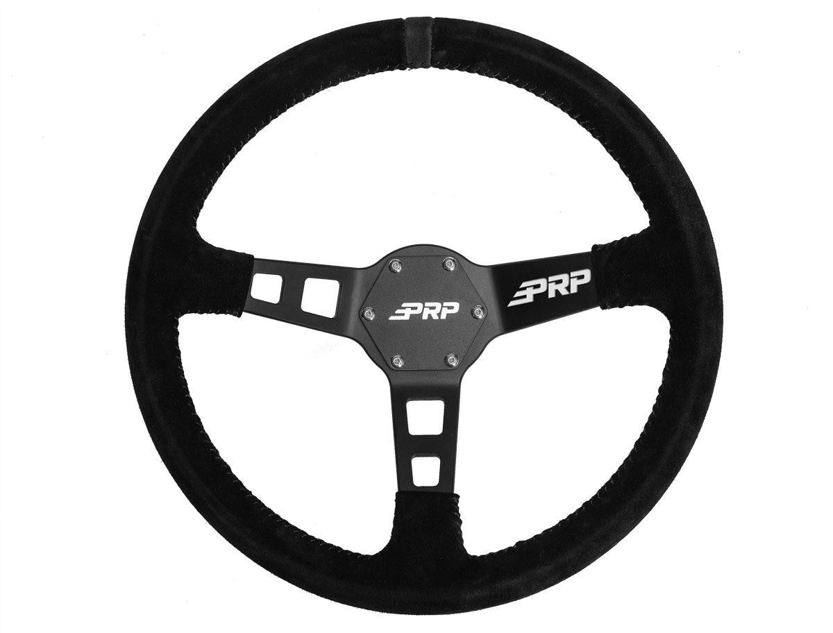 PRP Deep Dish Suede Steering Wheel