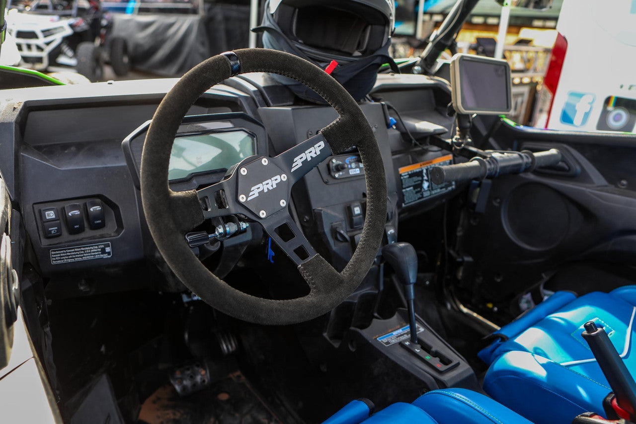 PRP Deep Dish Suede Steering Wheel