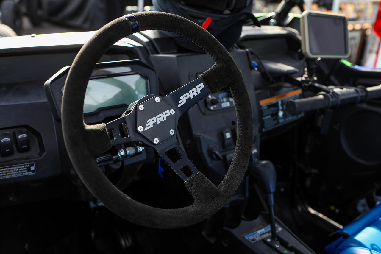 PRP Deep Dish Suede Steering Wheel