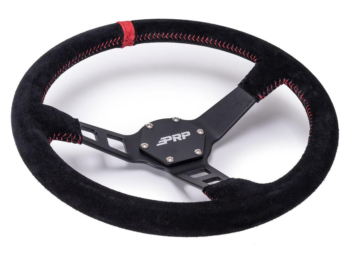 PRP Deep Dish Suede Steering Wheel