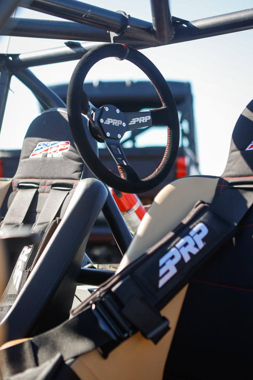 PRP Deep Dish Suede Steering Wheel