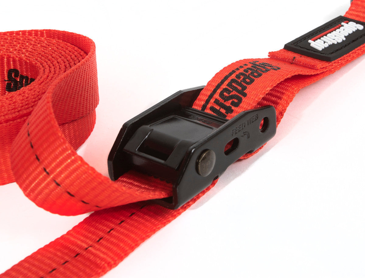 Cam-Lock 1 in. x 10 ft. Tie Down w/ Snap 'S' Hooks and Soft Tie