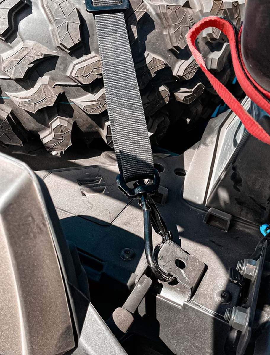 Spare Tire 3-Point 1.5 in. Tie Down w/ Swivel Hooks