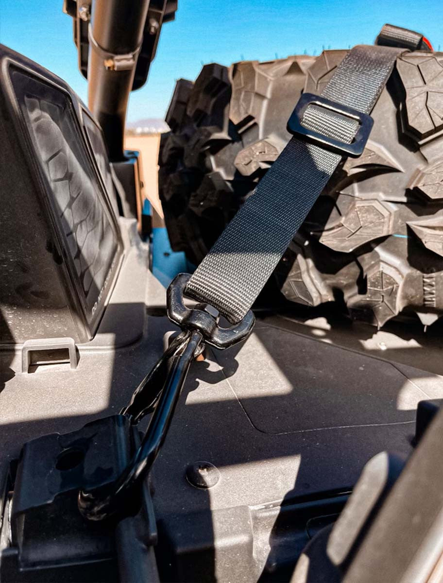 Spare Tire 3-Point 1.5 in. Tie Down w/ Swivel Hooks