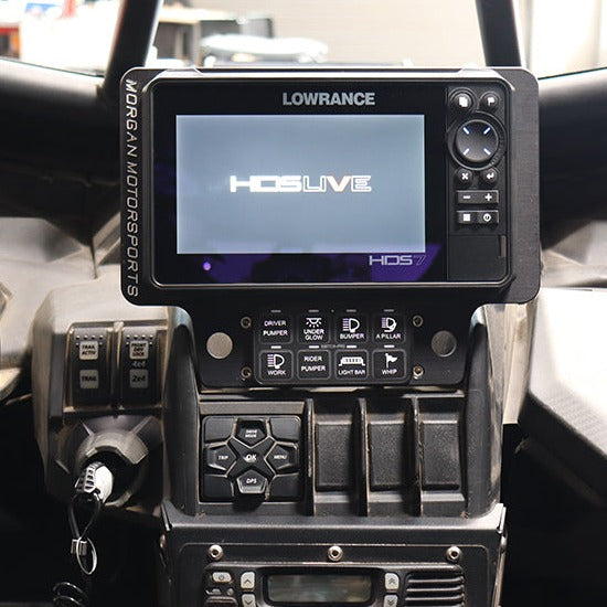 PCI CanAm X3 Elite FS and HDS Live 7" GPS Billet Bracket