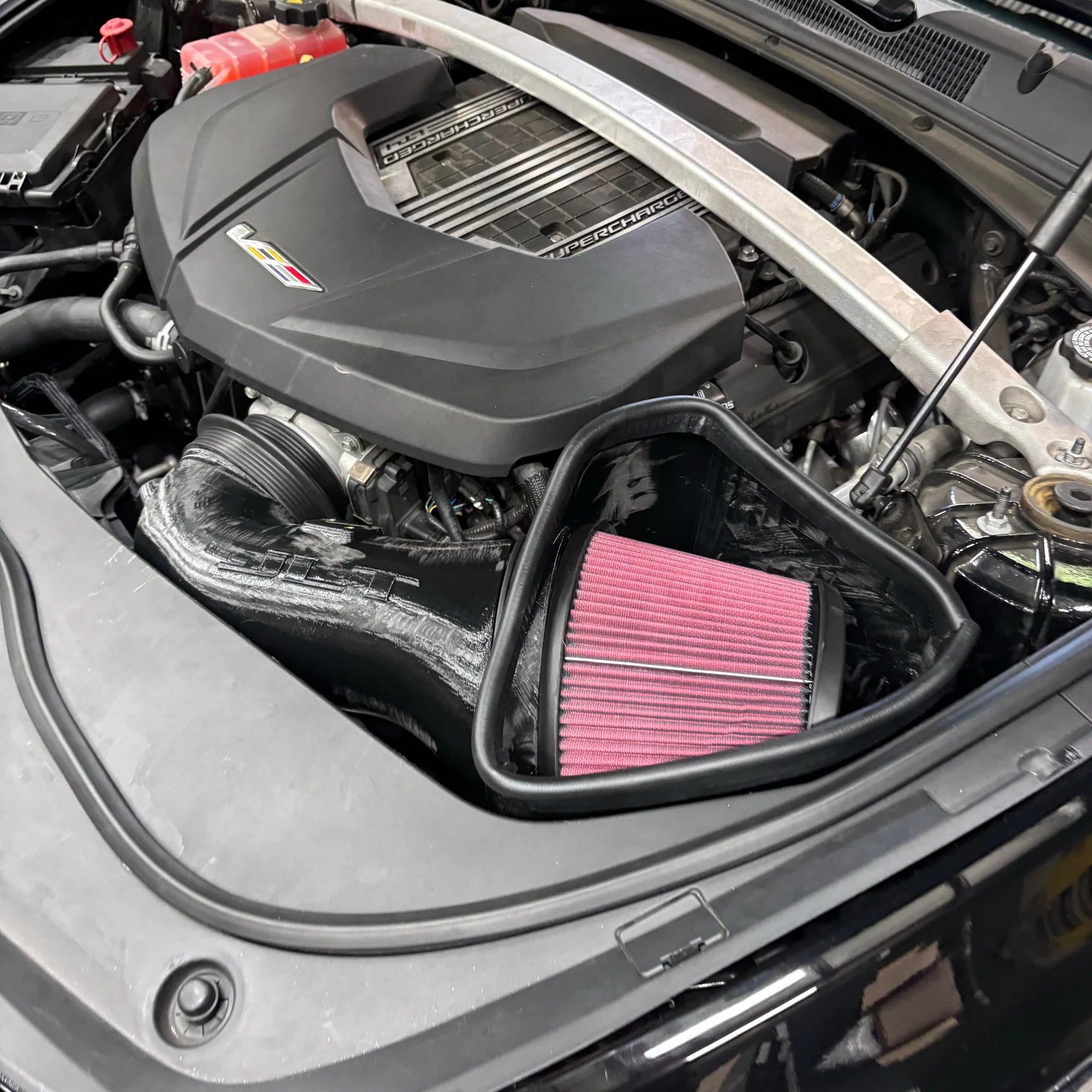 JLT Cold Air Intake For 2016-2019 Cadillac CTS-V 6.2L Top View