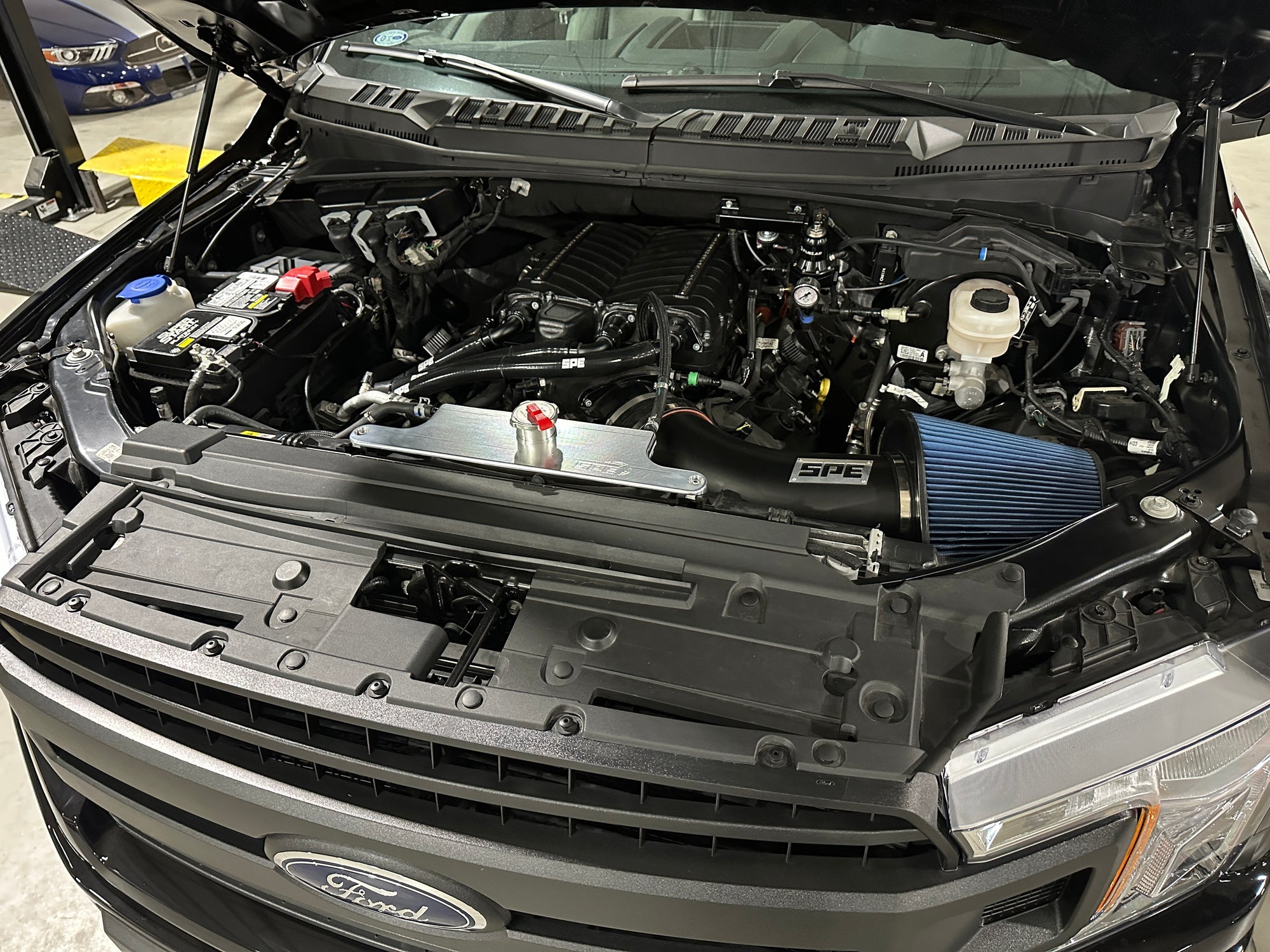 SPE Motorsport F150 Billet Degas Tank Front View