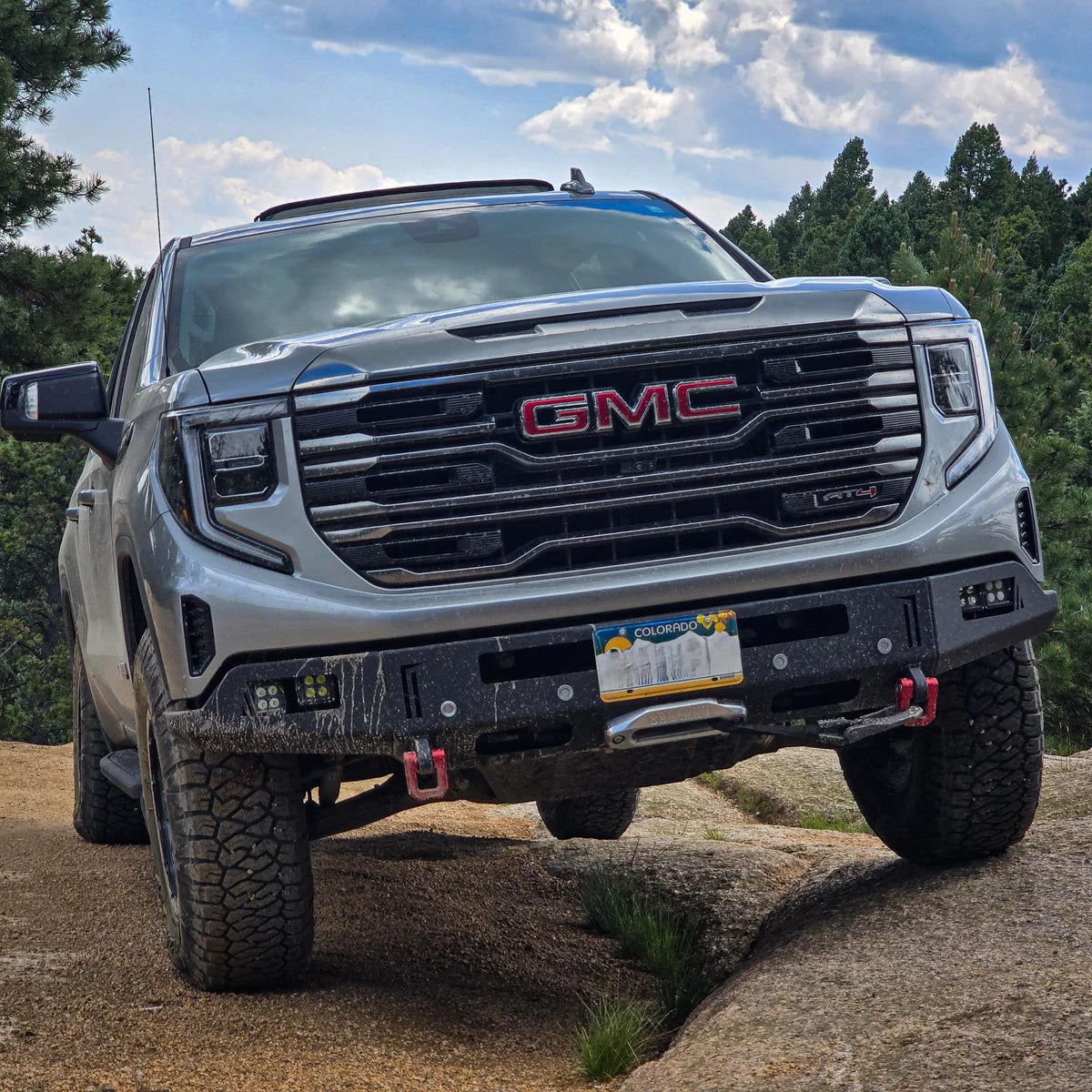 2022-2025 GMC SIERRA 1500 OCTANE WINCH BUMPER Front View