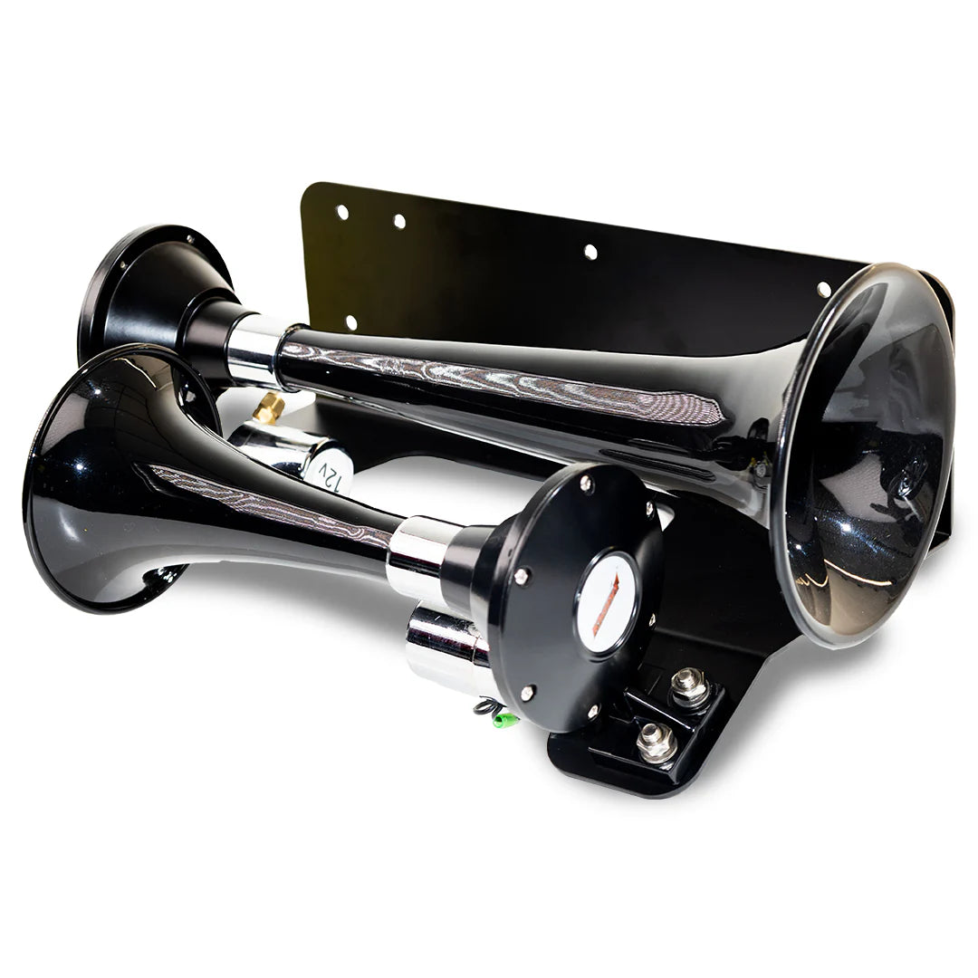 2007-2018 Jeep Wrangler JK & JKU Black Dual Air Horns