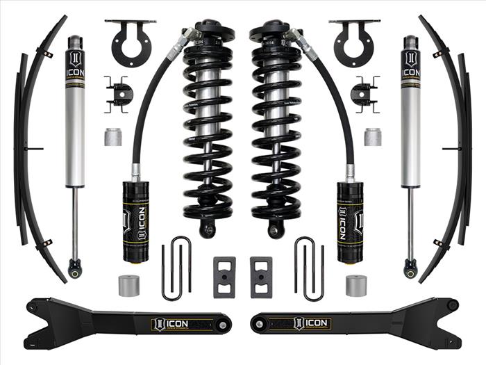 ICON 2023-2025 Ford F-250/F-350 Super Duty 4WD, 2.5-3" Lift, Stage 1 Coilover Conversion System w/ Radius Arms & Expansion Packs