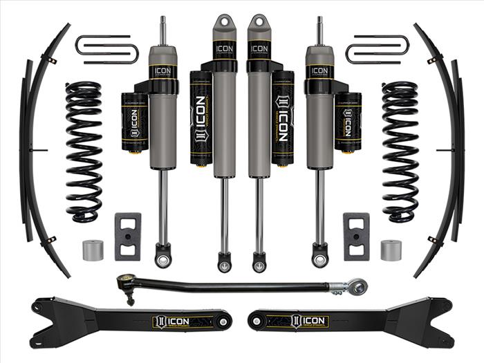 ICON 2023-2025 Ford F-250/F-350 Super Duty 4WD, Gas, 2.5" Lift, Stage 3 Suspension System w/ Radius Arms and Expansion Packs