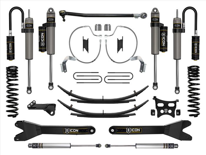 ICON 2023-2025 Ford F-250/F-350 Super Duty 4WD, Diesel, 4.5" Lift, Stage 4 Suspension System w/ Radius Arms & Expansion Packs