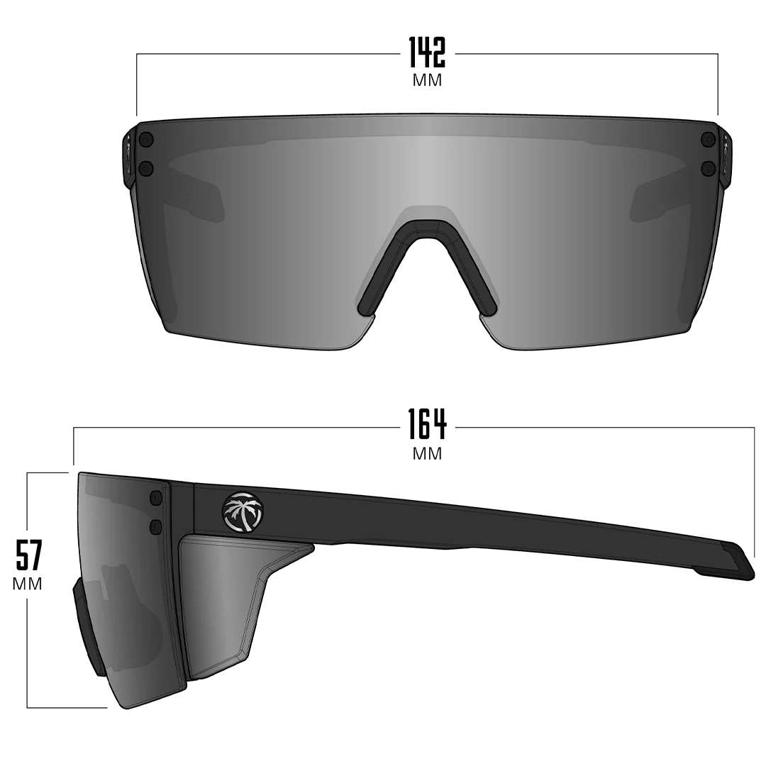 Performance Lazer Face Sunglasses: Aqua Frost Z87+