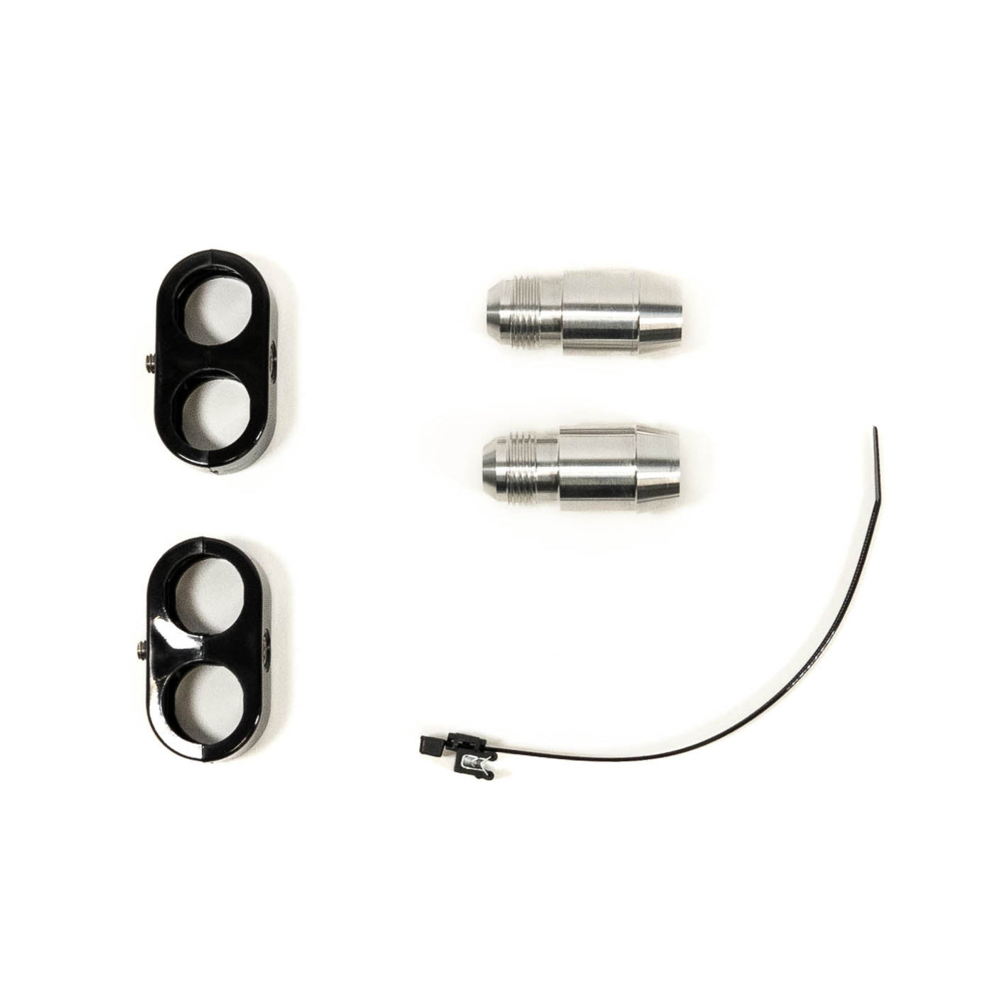 '08-21 200 Series Toyota Land Cruiser SDHQ Built Secondary Air Pump Intake Relocation Kit display of included parts 