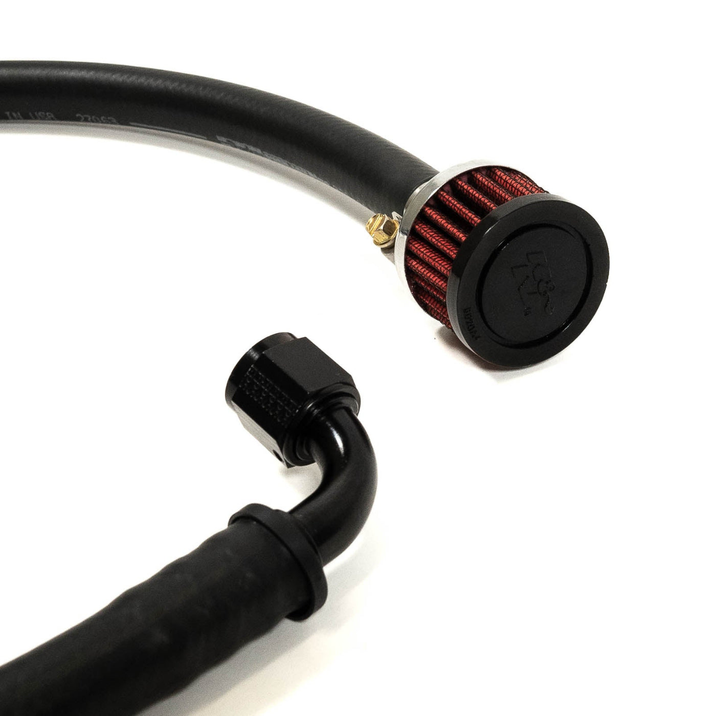 '08-21 200 Series Toyota Land Cruiser SDHQ Built Secondary Air Pump Intake Relocation Kit display of included parts - close-up