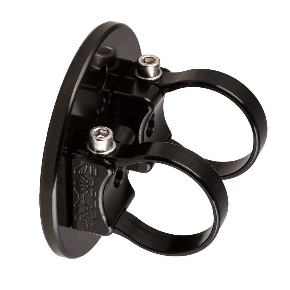 Rotopax / Fuelpax Fuel Container Mount – Adjustable Angle Front View