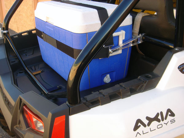 Cargo Mounting System For Coolers / Cargo Boxes Front View