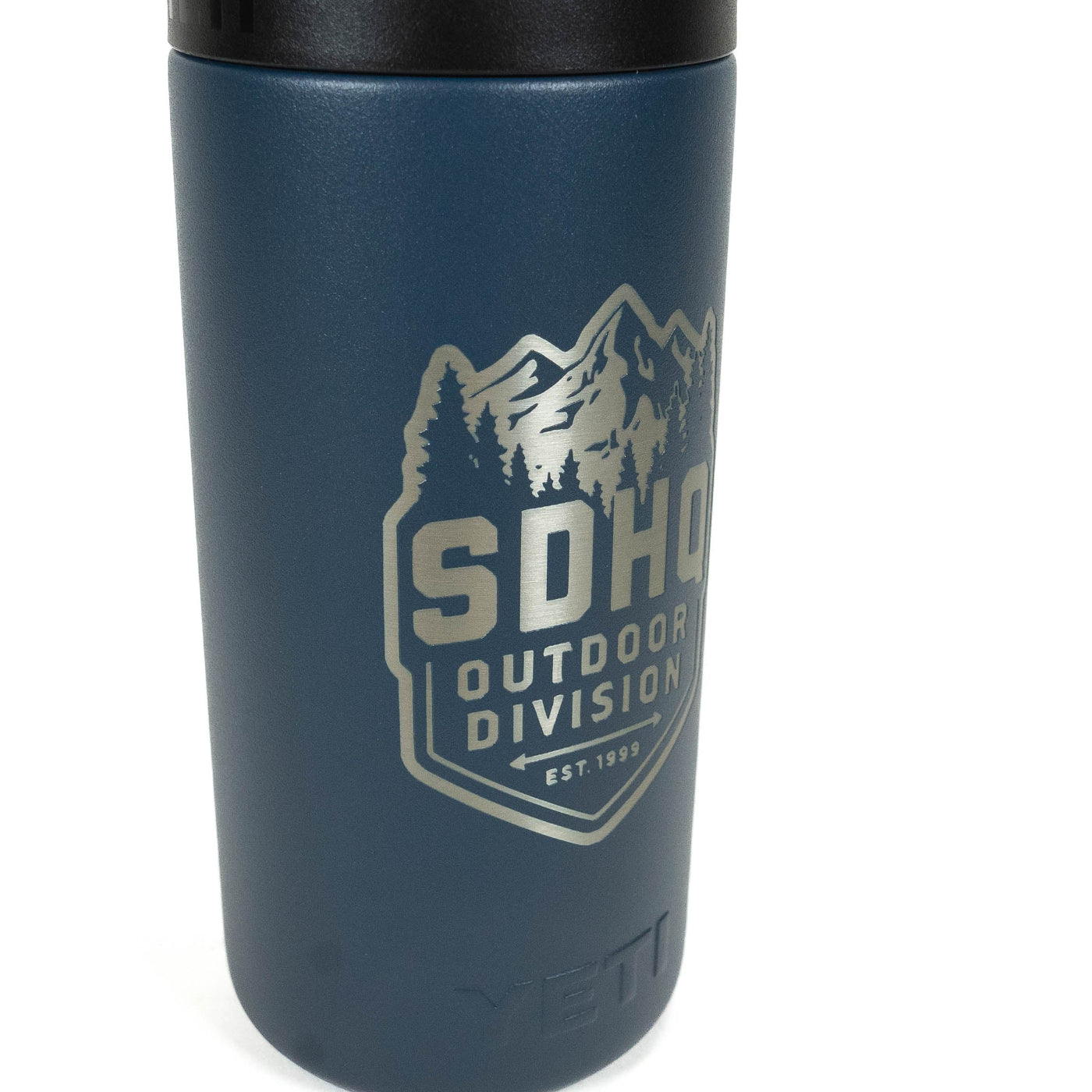 SDHQ Outdoor Division Yeti Rambler 12oz Colster Slim Can Cooler | Navy
