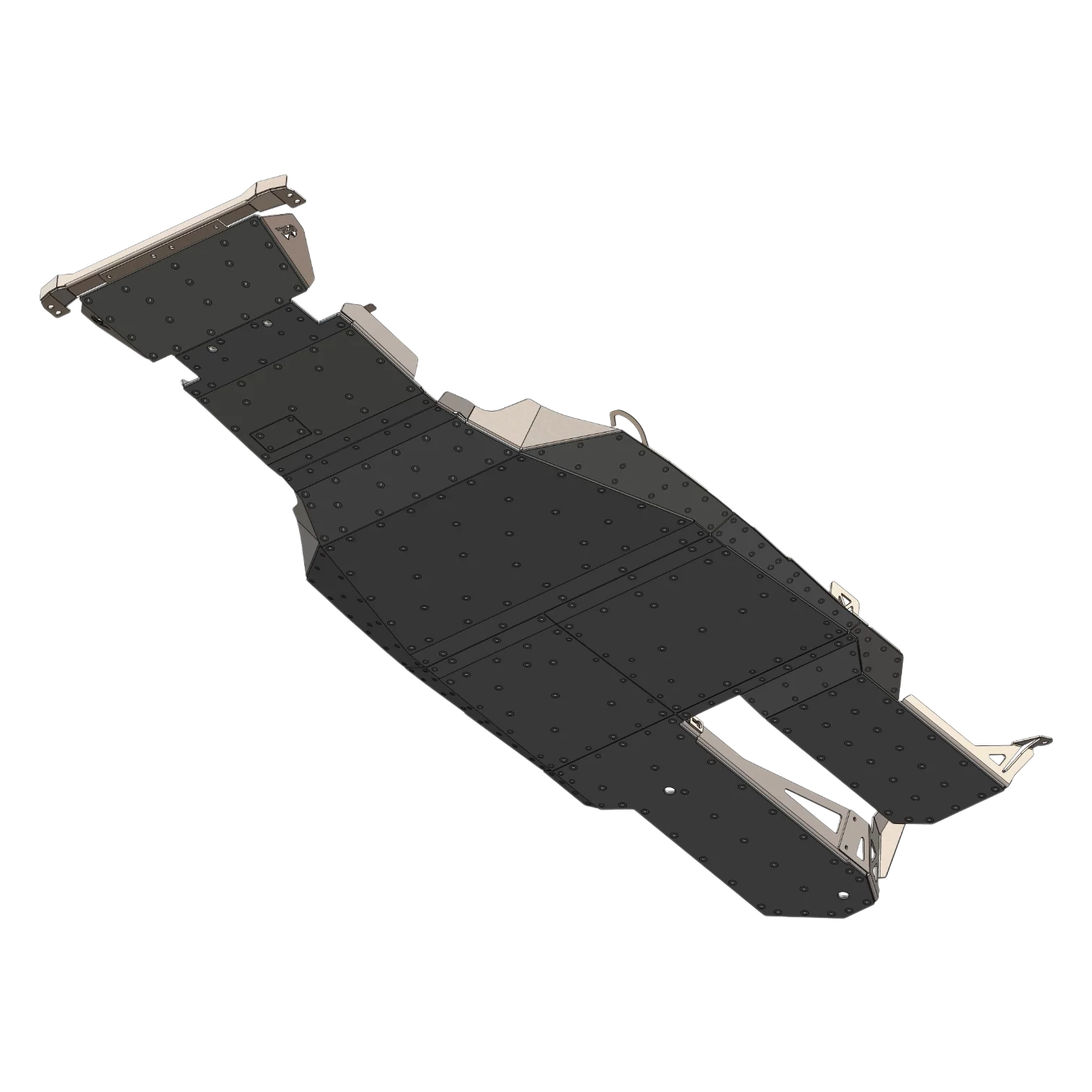LC250 Aluminum Belly Skids (7000 Series)