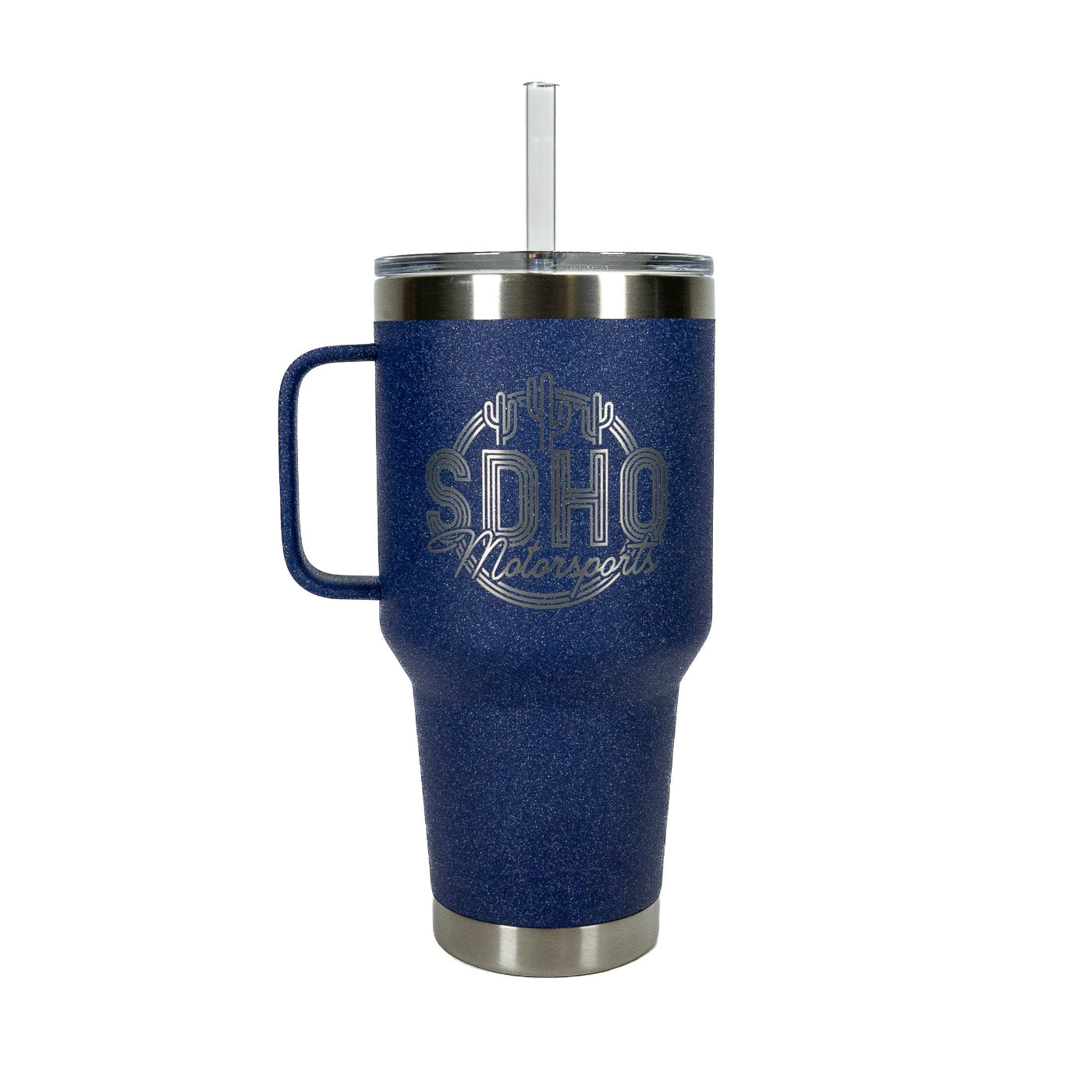 SDHQ Motorsports Neon Sign Logo Yeti 35oz Straw Mug | Moon Dust