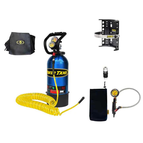 10 lb. Package B Power Tank | Candy blue | HP250i Regulator | Padded Speed Bag V2