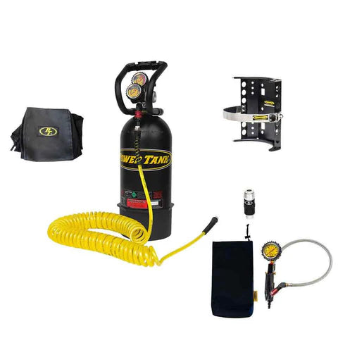10 lb. Package B Power Tank | Matte Black | HP250i Regulator | Super Bracket