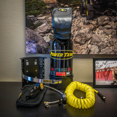 10 lb. Package B Power Tank | Candy Blue | HP250i Regulator | Super Bracket