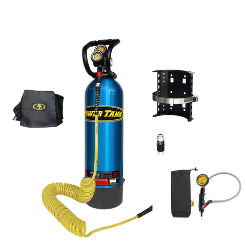 15 lb. Package B Power Tank | Candy Blue | HP250i Regulator | Super Bracket