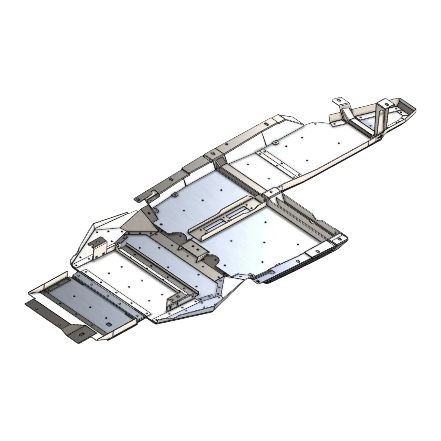 Bronco Aluminum Belly Skids (7000-Series)