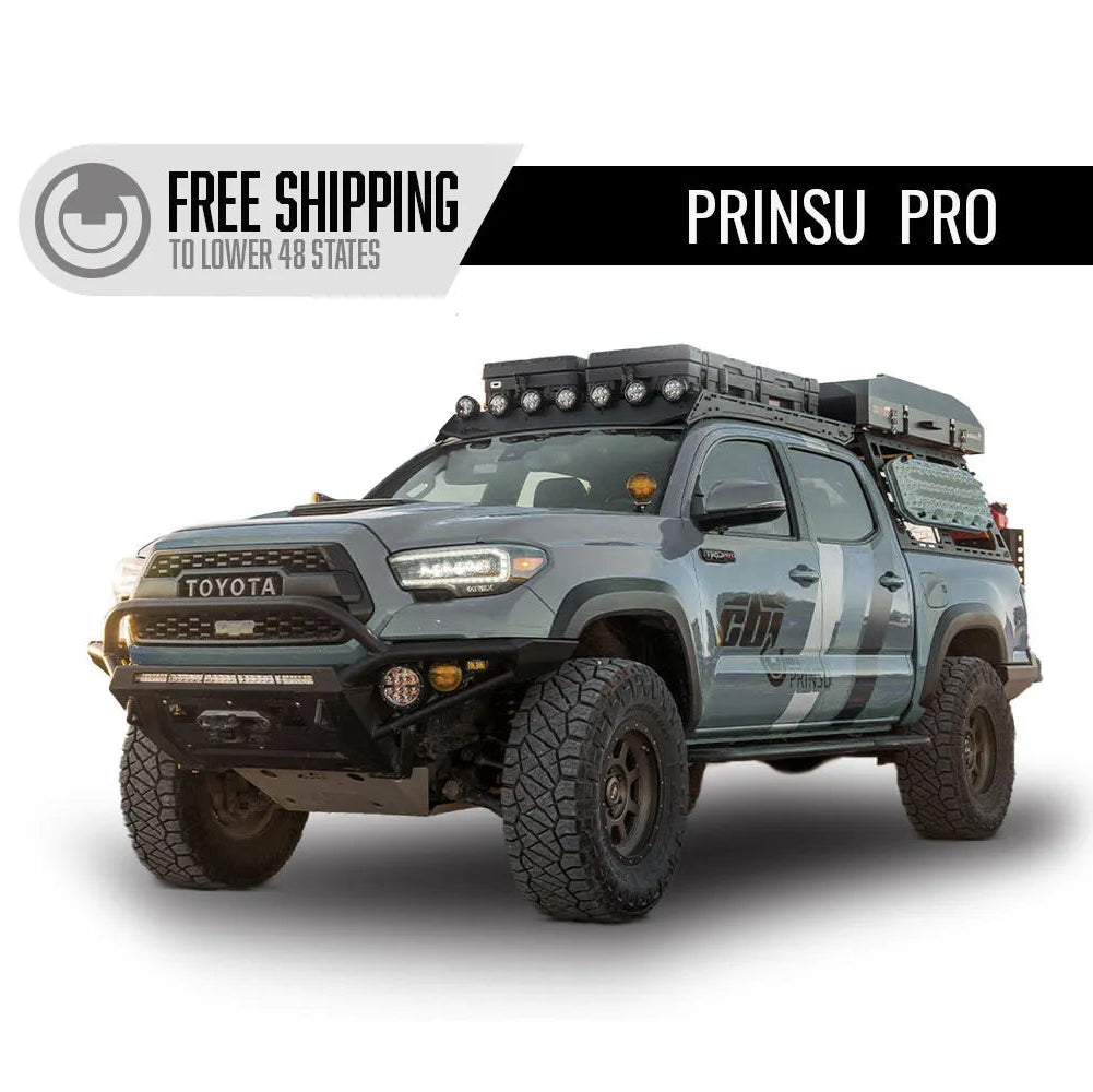 Prinsu Pro Toyota Tacoma Cab Rack | 2005-2023 Front View