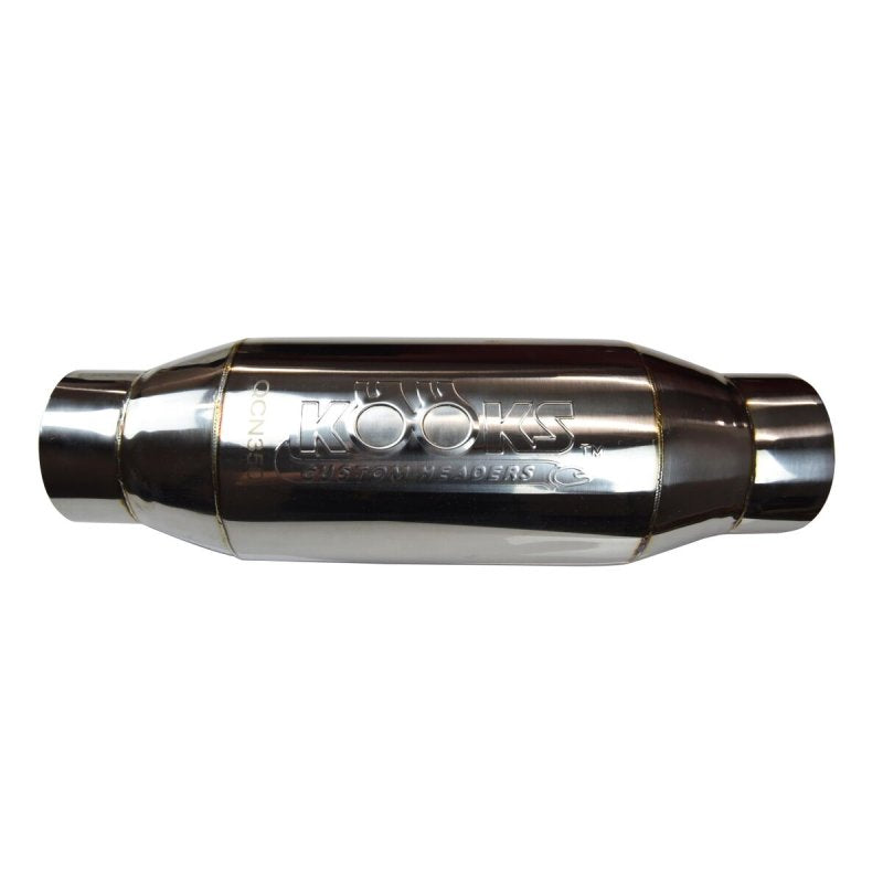 3-1/2" NASCAR Whelen Modified Spec. Muffler - 8" Long Body Front View