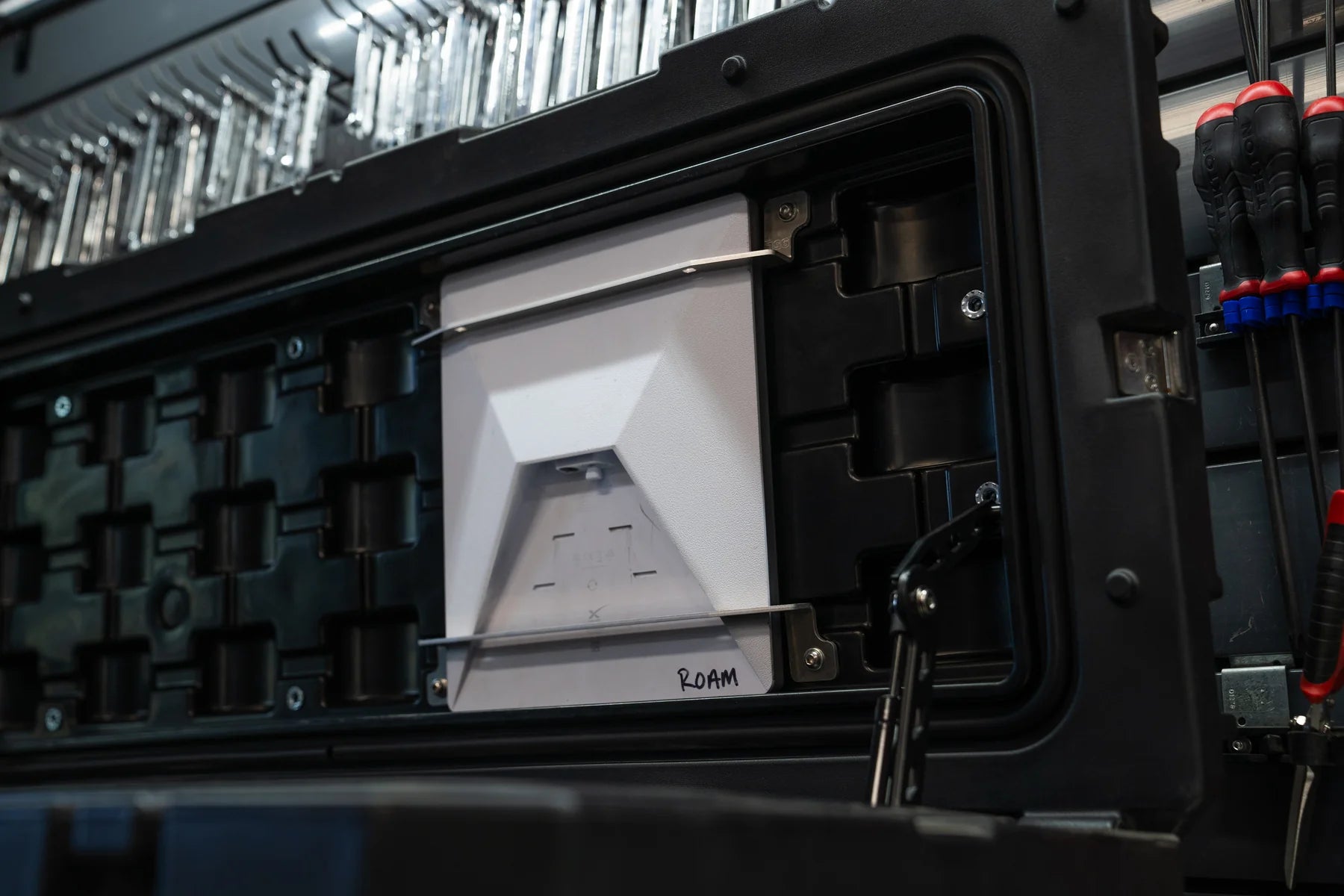 Starlink Mini Rugged Case Mounts Front View Silver