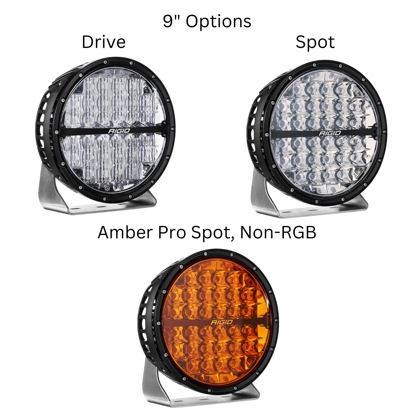 360-Series LED Off-Road Light Kits w/ RGB Backlighting