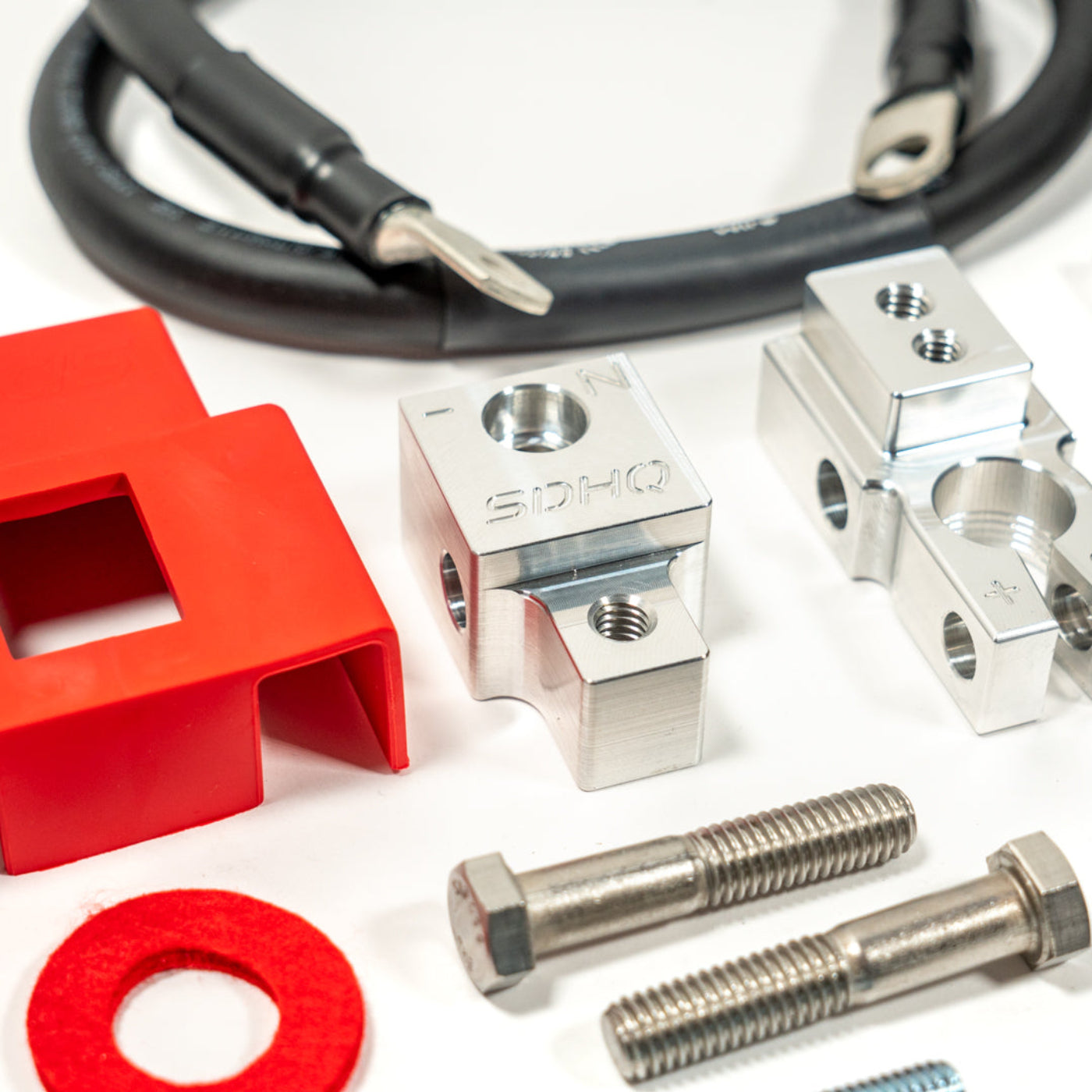 SDHQ Built 2025 Ram RHO SDHQ Built Complete Switch Pros Mounting Kit display of included terminal kit - close-up 