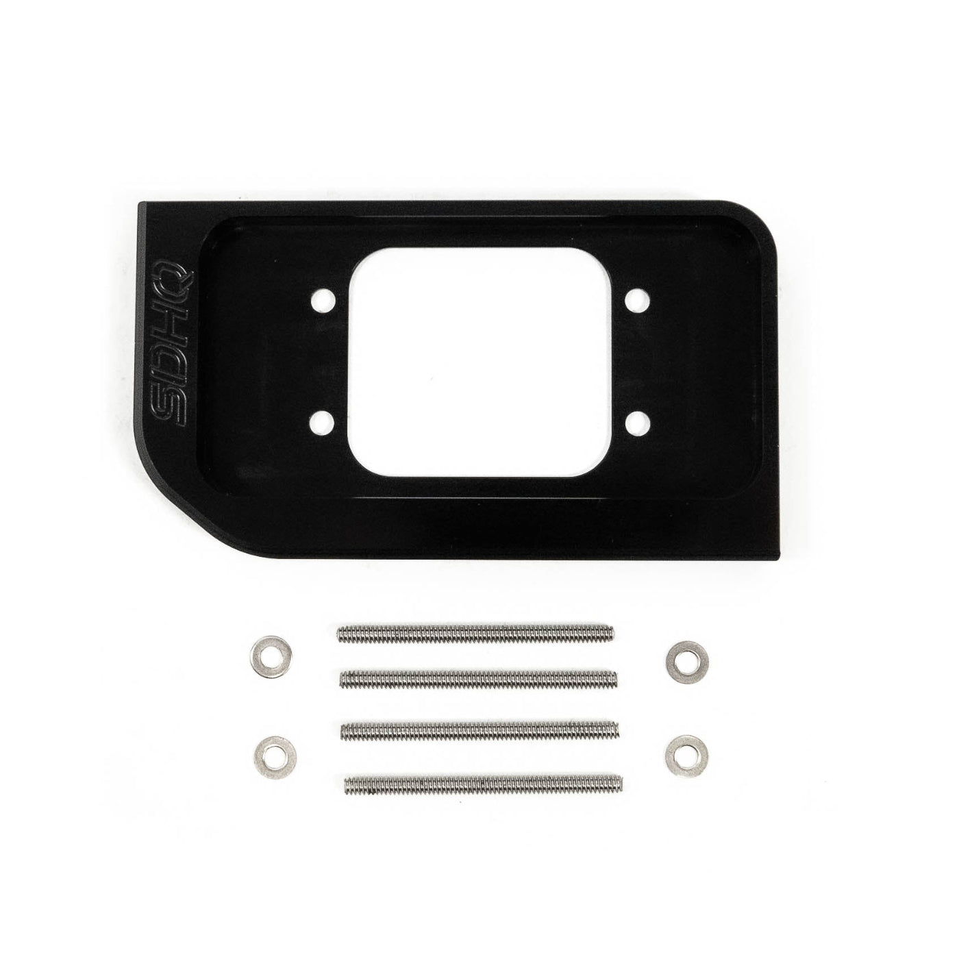 21-24 Ram 1500 TRX SDHQ Built Billet Switch-Pros SP-9100 Keypad Mount display of included parts and hardware 