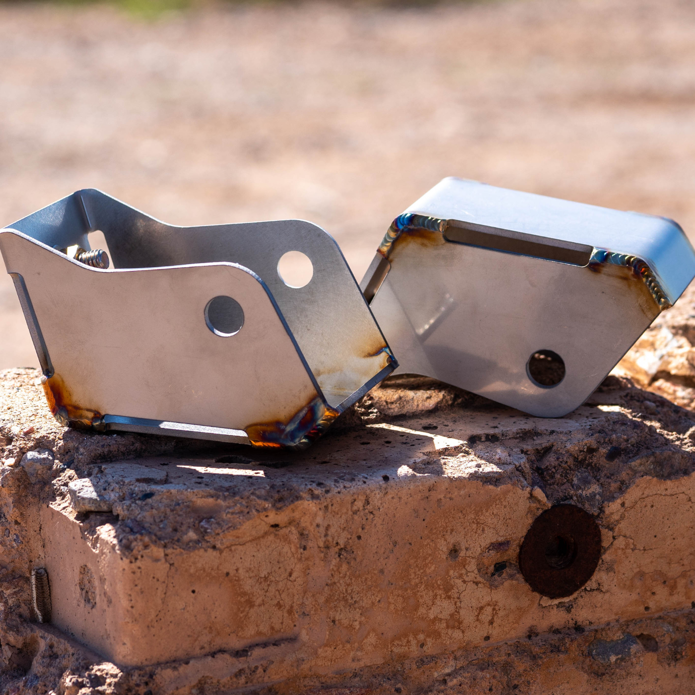 2025 Ram 1500 RHO SDHQ Built Rear Shock Guards display 