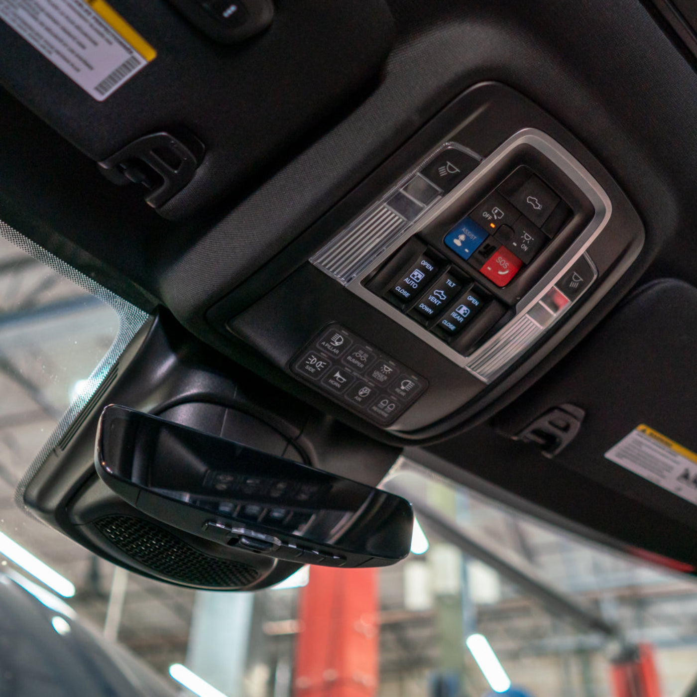 2019-2025 Ram 1500 SDHQ Built 3D Printed Sunglass Keypad Mount Conversion installed 