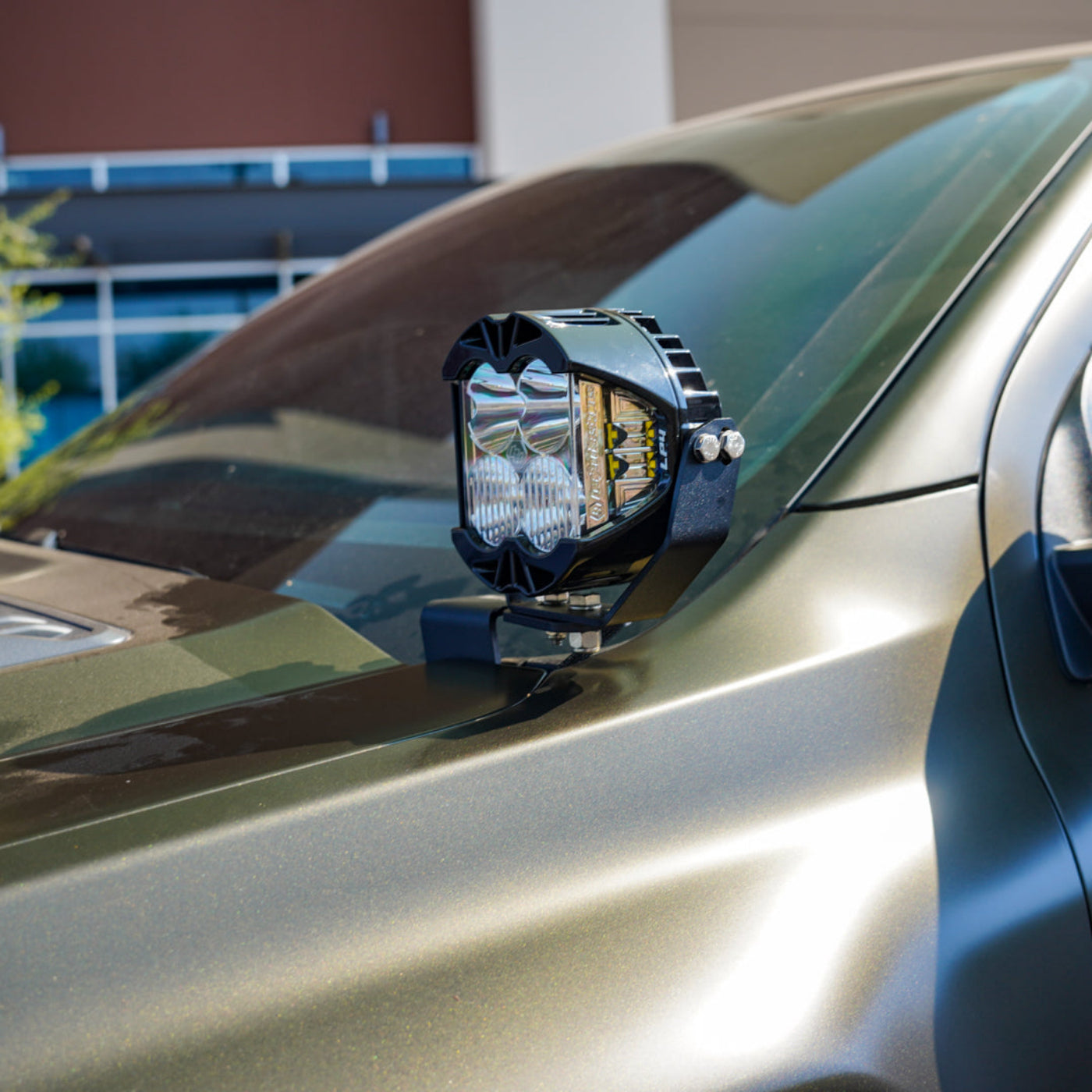 '24-25 Ford Ranger/Ranger Raptor A-Pillar Light Mounts installed 