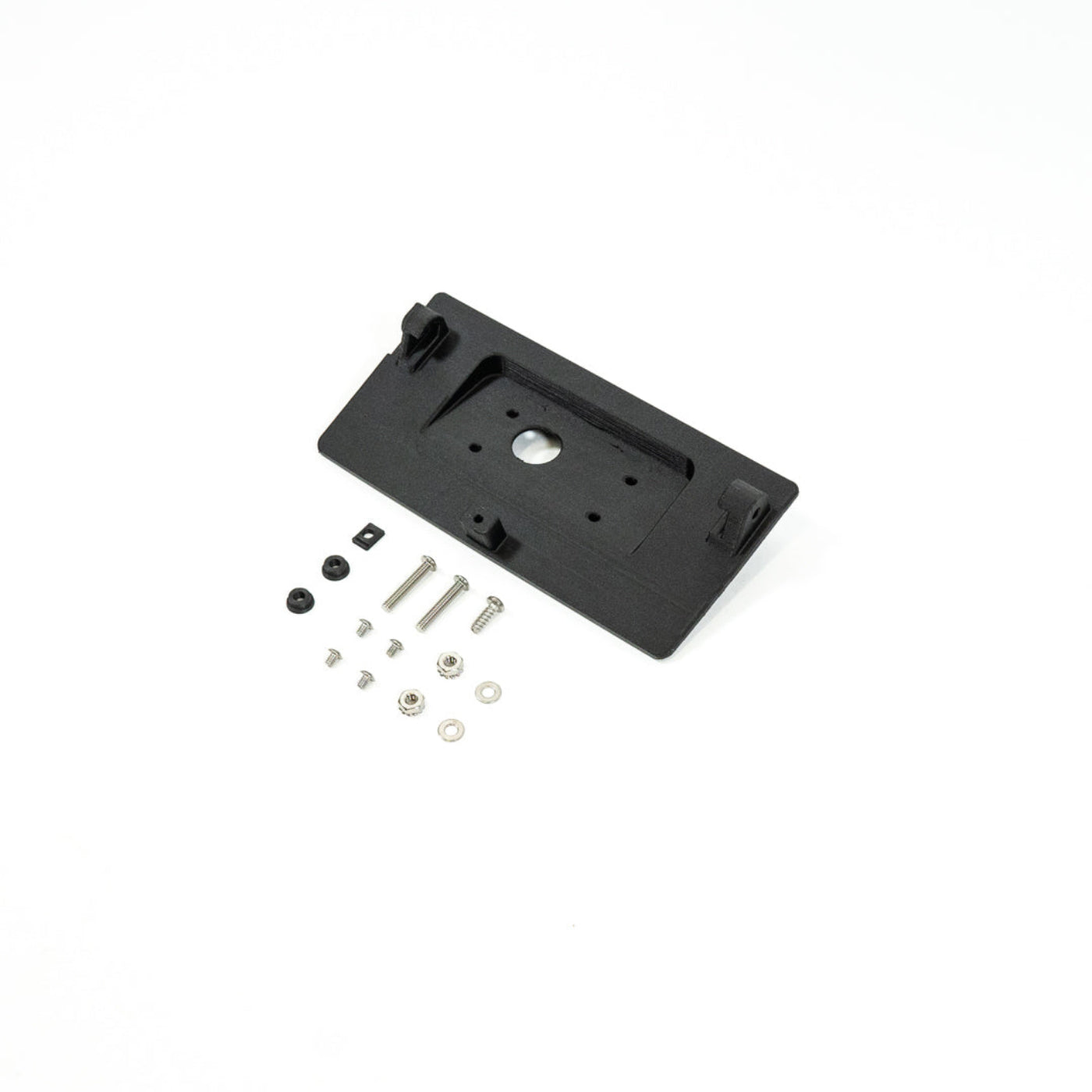 '24 Ford Ranger/Ranger Raptor Overhead Switch Pros Keypad Mount display of included parts and hardware 