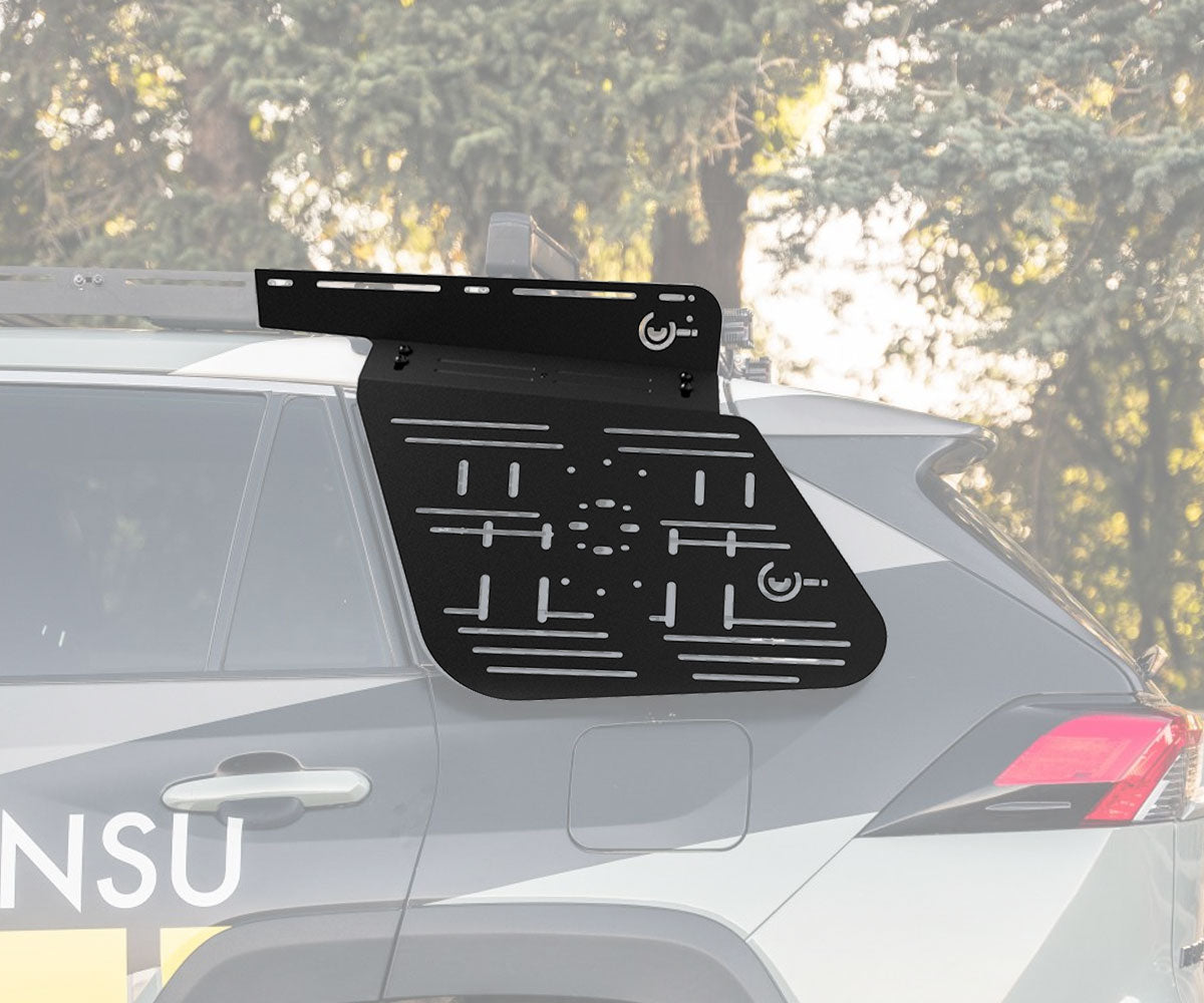 Rav4 Prinsu Rear Window Accessory Panel  Display on Vehicle 