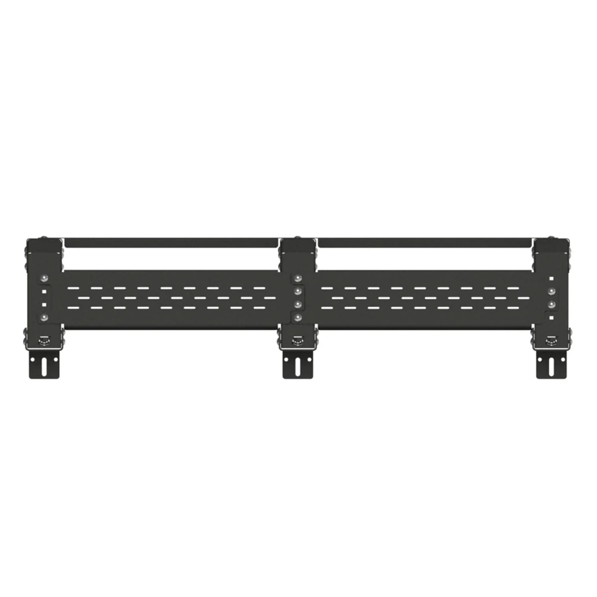 12" UNIVERSAL THORAX OVERLAND BED RACK SYSTEM (ANY TRUCK) Front View