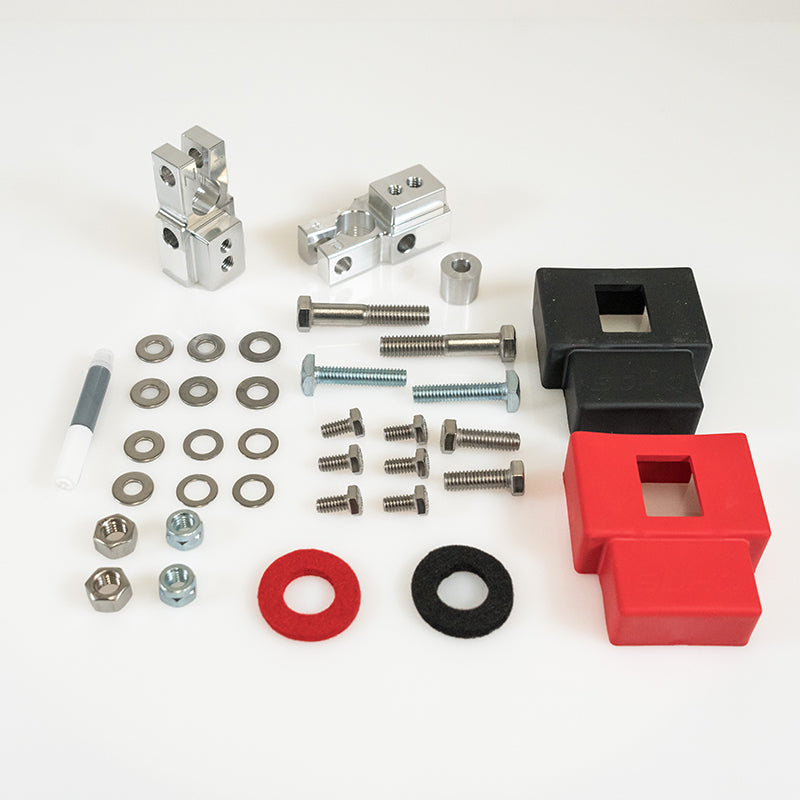 '24+ Toyota Tacoma, Non-Hybrid SDHQ Built Complete Billet Battery Terminal Kit