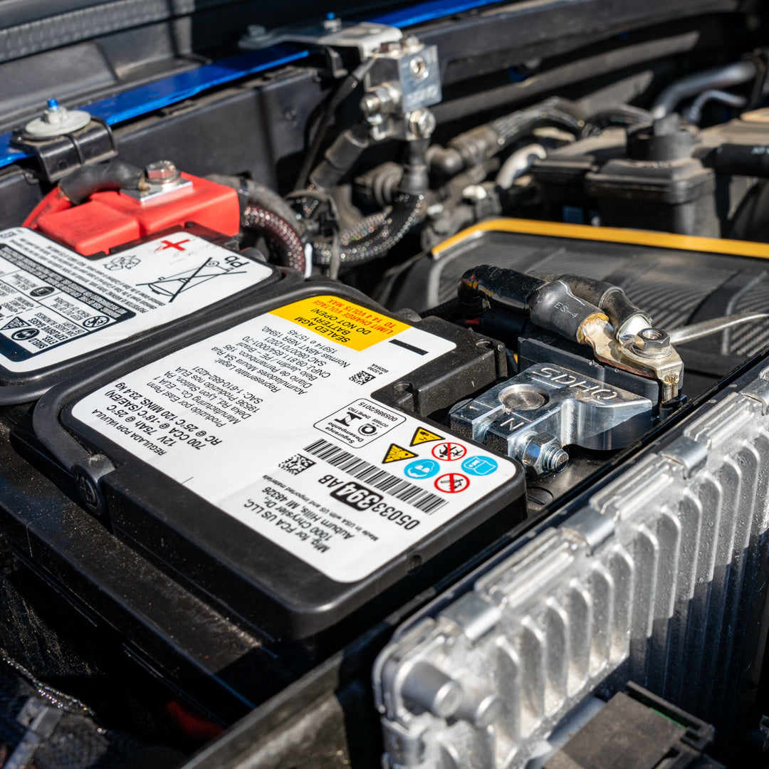 2018-2023 Jeep JL/JT (3.6L & 2.0L) SDHQ Built Billet Battery Terminal Kit