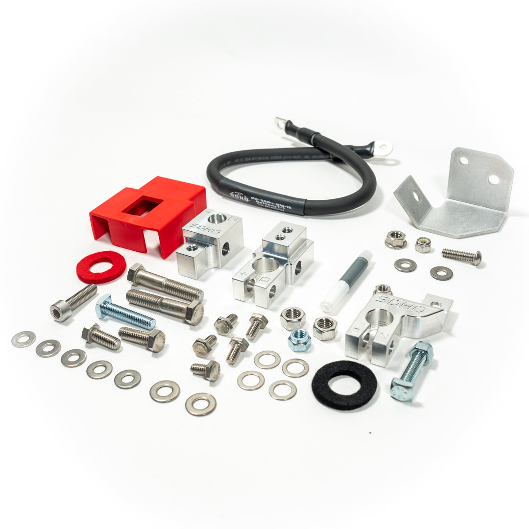 2019-2023 RAM 2500/3500 Complete Billet Single Battery Terminal and Distribution Kit