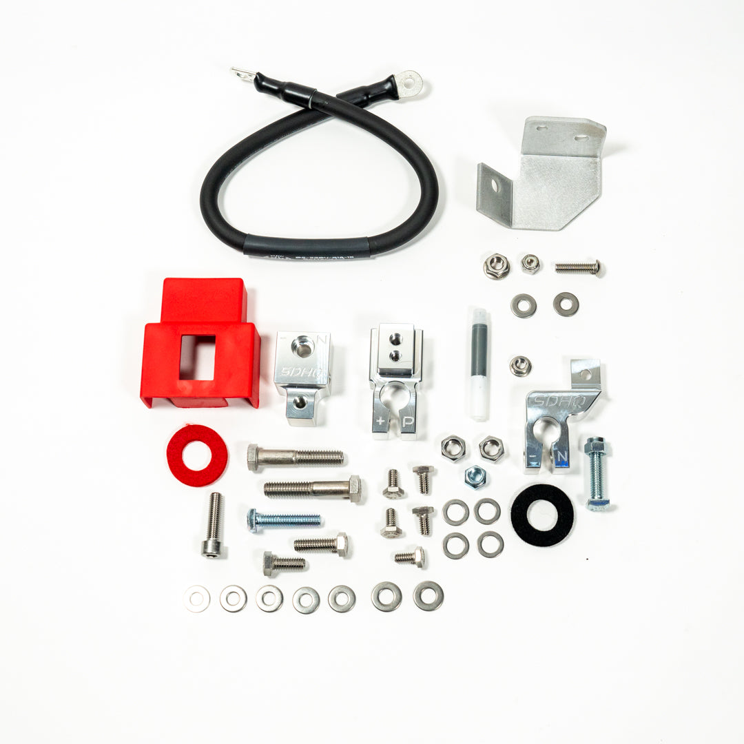 2019-2023 RAM 2500/3500 Complete Billet Single Battery Terminal and Distribution Kit