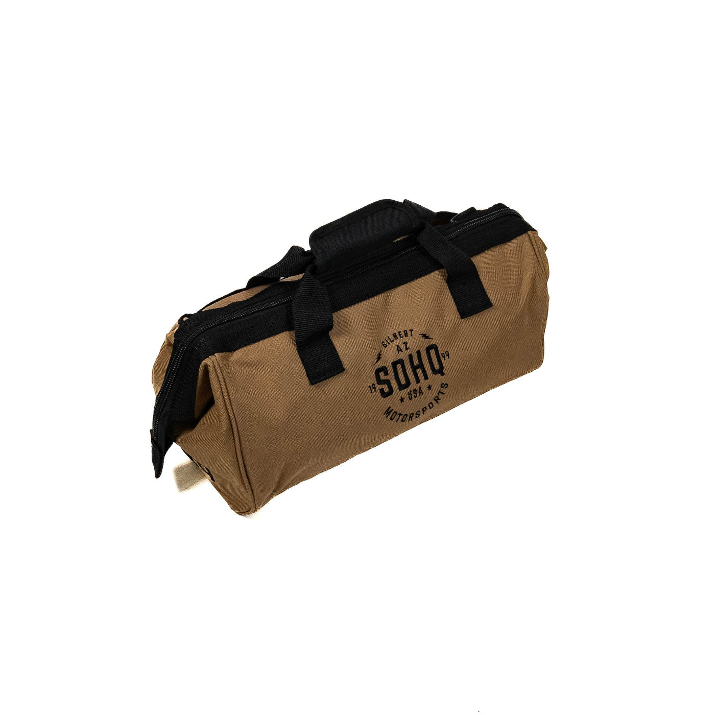 SDHQ America Tool Bag | Tan with Black Embroidery display 